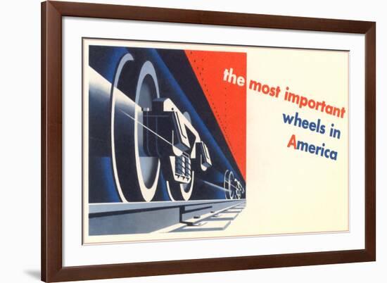 The Most Important Wheels in America-null-Framed Premium Giclee Print