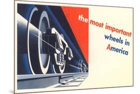 The Most Important Wheels in America-null-Mounted Premium Giclee Print