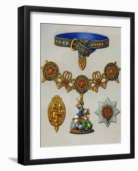 The Most Noble Order of the Garter, 1941-null-Framed Giclee Print