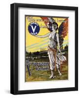 The Most Popular Button in America - Buy Victory Bonds Poster-Arnold Binger-Framed Photographic Print