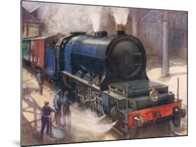 The Most Powerful Locomotive in Europe-Harry Brooker-Mounted Giclee Print