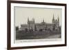 The Mother Convent of America at Montreal, Recently Destroyed by Fire-null-Framed Giclee Print