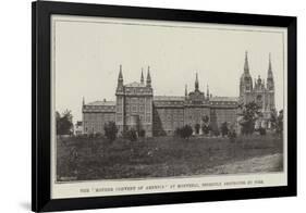 The Mother Convent of America at Montreal, Recently Destroyed by Fire-null-Framed Giclee Print