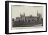 The Mother Convent of America at Montreal, Recently Destroyed by Fire-null-Framed Giclee Print