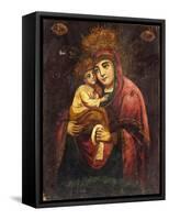 The Mother of God Our Lady of Pochayiv-null-Framed Stretched Canvas