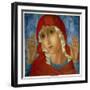 The Mother of God: "The Tenderness of Cruel Hearts", 1914-15-Kuzma Sergeevich Petrov-Vodkin-Framed Giclee Print