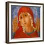 The Mother of God: 'The Tenderness of Cruel Hearts', C. 1912-Kosjma Ssergej Petroff-Wodkin-Framed Giclee Print