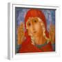 The Mother of God: 'The Tenderness of Cruel Hearts', C. 1912-Kosjma Ssergej Petroff-Wodkin-Framed Giclee Print