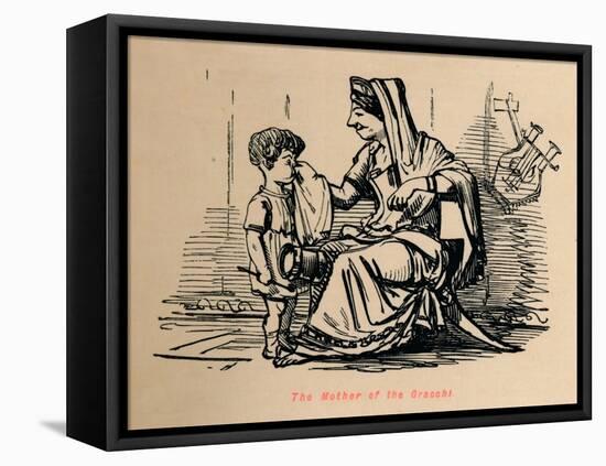 'The Mother of the Gracchi', 1852-John Leech-Framed Stretched Canvas