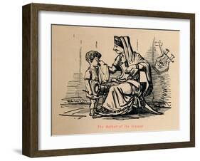 'The Mother of the Gracchi', 1852-John Leech-Framed Giclee Print