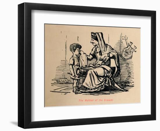 'The Mother of the Gracchi', 1852-John Leech-Framed Premium Giclee Print