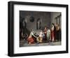 The Mother of the Gracchi, C1780-Joseph Benoit Suvee-Framed Giclee Print