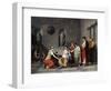 The Mother of the Gracchi, C1780-Joseph Benoit Suvee-Framed Giclee Print