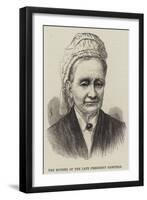 The Mother of the Late President Garfield-null-Framed Giclee Print