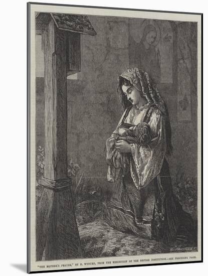 The Mother's Prayer-Francis John Wyburd-Mounted Giclee Print