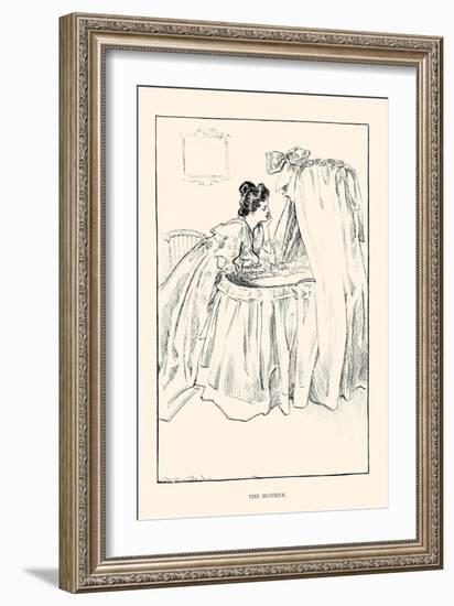 The Mother-Charles Dana Gibson-Framed Art Print