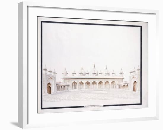 The Moti Musjid in the Fort of Agra, C. 1815-null-Framed Giclee Print