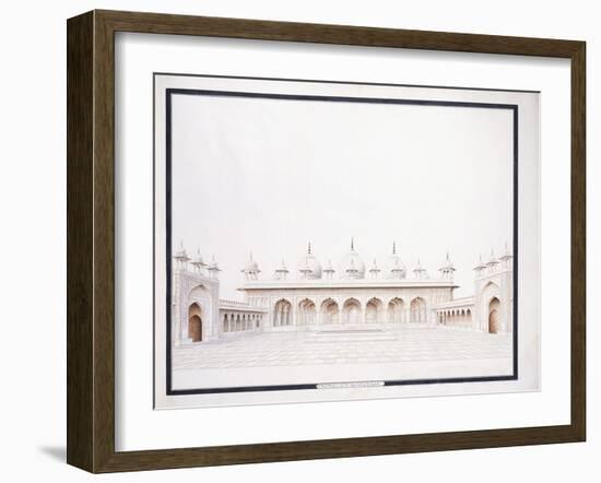 The Moti Musjid in the Fort of Agra, C. 1815-null-Framed Giclee Print