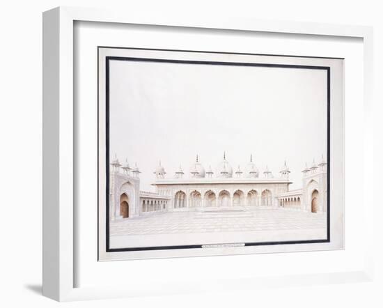 The Moti Musjid in the Fort of Agra, C. 1815-null-Framed Giclee Print