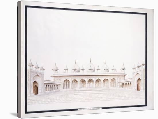 The Moti Musjid in the Fort of Agra, C. 1815-null-Stretched Canvas