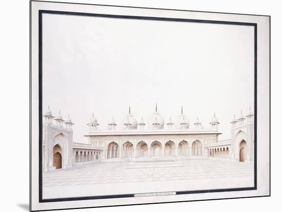 The Moti Musjid in the Fort of Agra, C. 1815-null-Mounted Giclee Print