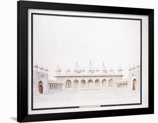 The Moti Musjid in the Fort of Agra, C. 1815-null-Framed Giclee Print