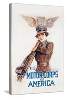 The Motor-Corps of America-Howard Chandler Christy-Stretched Canvas