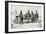 'The Motor Party (Left to right - Lashly, B.C. Day, Lieut. Evans, Hooper)', October 1911, (1913)-Herbert Ponting-Framed Photographic Print