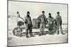 'The Motor Party (Left to right - Lashly, B.C. Day, Lieut. Evans, Hooper)', October 1911, (1913)-Herbert Ponting-Mounted Photographic Print