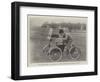 The Motor Scout in Motion, Mr Simms, the Inventor, Firing a Volley-null-Framed Giclee Print