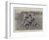 The Motor Scout in Motion, Mr Simms, the Inventor, Firing a Volley-null-Framed Giclee Print