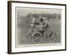 The Motor Scout in Motion, Mr Simms, the Inventor, Firing a Volley-null-Framed Giclee Print