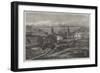 The Mottram Viaduct on the Manchester, Sheffield, and Lincolnshire Railway-Richard Principal Leitch-Framed Giclee Print