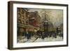 The Moulin Rouge, Paris-Eugene Galien-Laloue-Framed Giclee Print