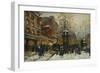 The Moulin Rouge, Paris-Eugene Galien-Laloue-Framed Giclee Print