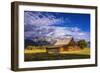 The Moulton Barn on Mormon Row, Grand Teton National Park, Wyoming, USA.-Russ Bishop-Framed Photographic Print