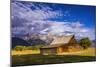 The Moulton Barn on Mormon Row, Grand Teton National Park, Wyoming, USA.-Russ Bishop-Mounted Photographic Print