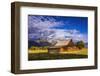 The Moulton Barn on Mormon Row, Grand Teton National Park, Wyoming, USA.-Russ Bishop-Framed Photographic Print