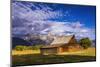 The Moulton Barn on Mormon Row, Grand Teton National Park, Wyoming, USA.-Russ Bishop-Mounted Photographic Print