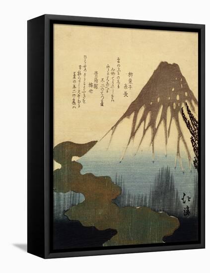 The Mount Fuji, 19th Century-Totoya Hokkei-Framed Stretched Canvas
