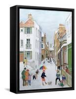 The Mount, Hampstead, 1990-Gillian Lawson-Framed Stretched Canvas