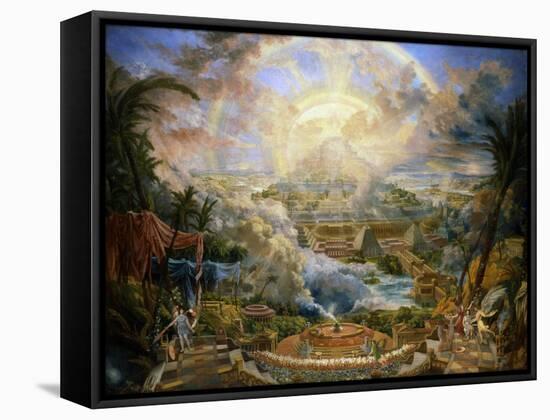 The Mount of Congregation, 1818-Joseph Michael Gandy-Framed Stretched Canvas