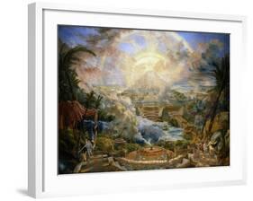 The Mount of Congregation, 1818-Joseph Michael Gandy-Framed Giclee Print