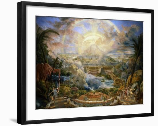 The Mount of Congregation, 1818-Joseph Michael Gandy-Framed Giclee Print