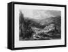 The Mount of Olives, Israel, 1841-E Benjamin-Framed Stretched Canvas