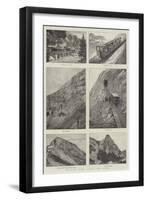 The Mount Pilatus Railway, Near Lucerne-null-Framed Premium Giclee Print