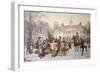 The Mount Vernon Yule Log-Jean Leon Gerome Ferris-Framed Giclee Print