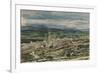 The Mountain Background, Gerona-Muirhead Bone-Framed Giclee Print
