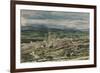 The Mountain Background, Gerona-Muirhead Bone-Framed Giclee Print