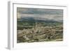 The Mountain Background, Gerona-Muirhead Bone-Framed Giclee Print